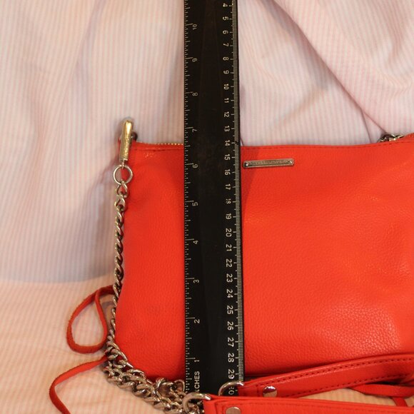 Rebecca Minkoff Leather Crossbody Bag Decorative & Fun Zippers - Picture 6 of 16